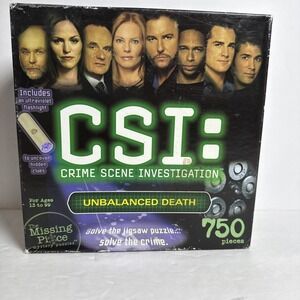 CSI‎ Crime Scene Investigation Unbalanced Death 750 Piece Jigsaw Puzzle